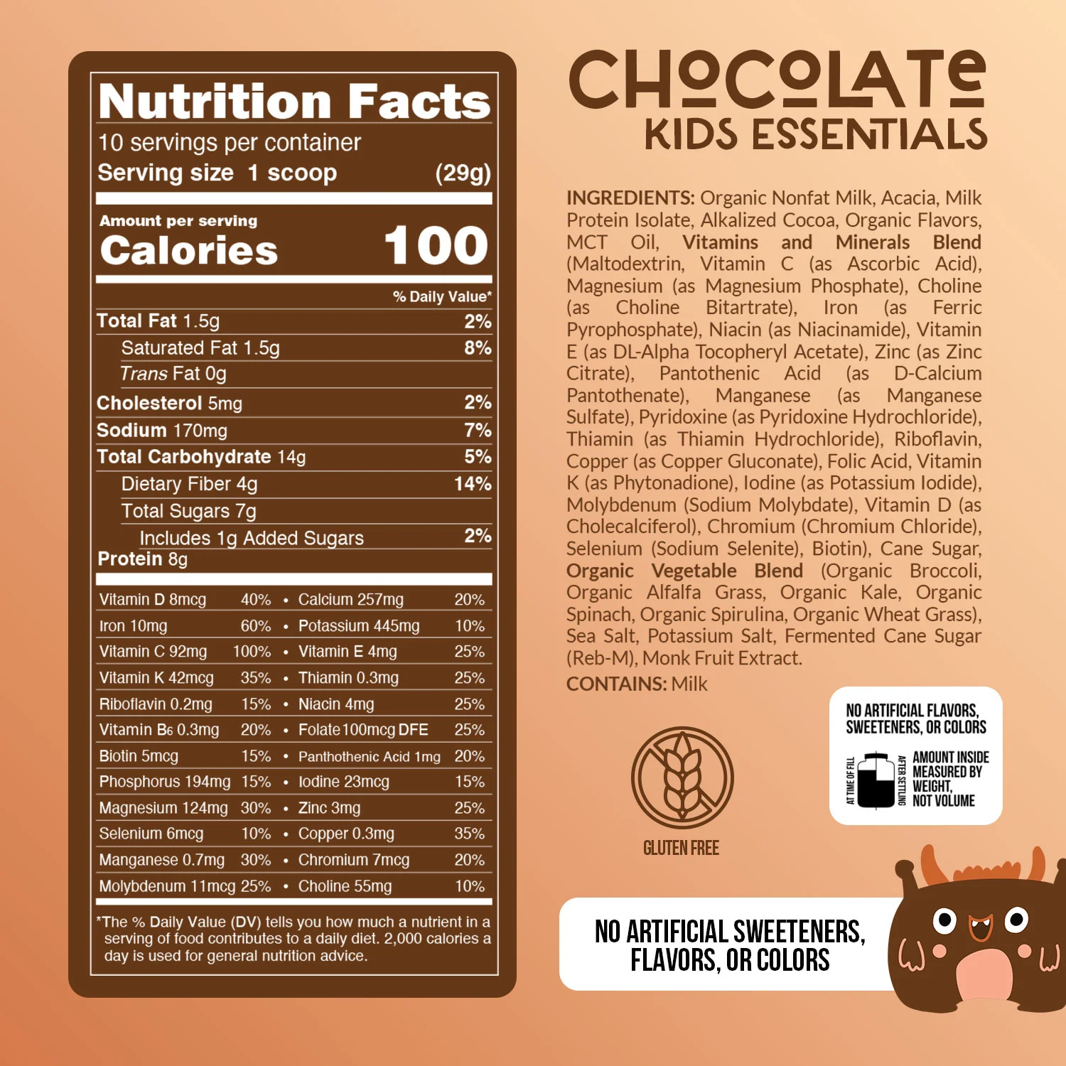 Kid's Nutrition Shake | Chocolate - Image 2