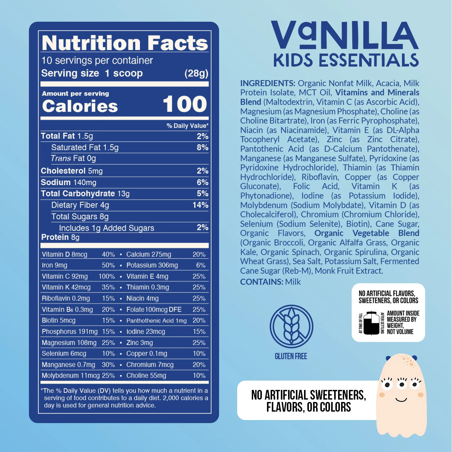 Kid's Nutrition Shake | Vanilla - Image 2