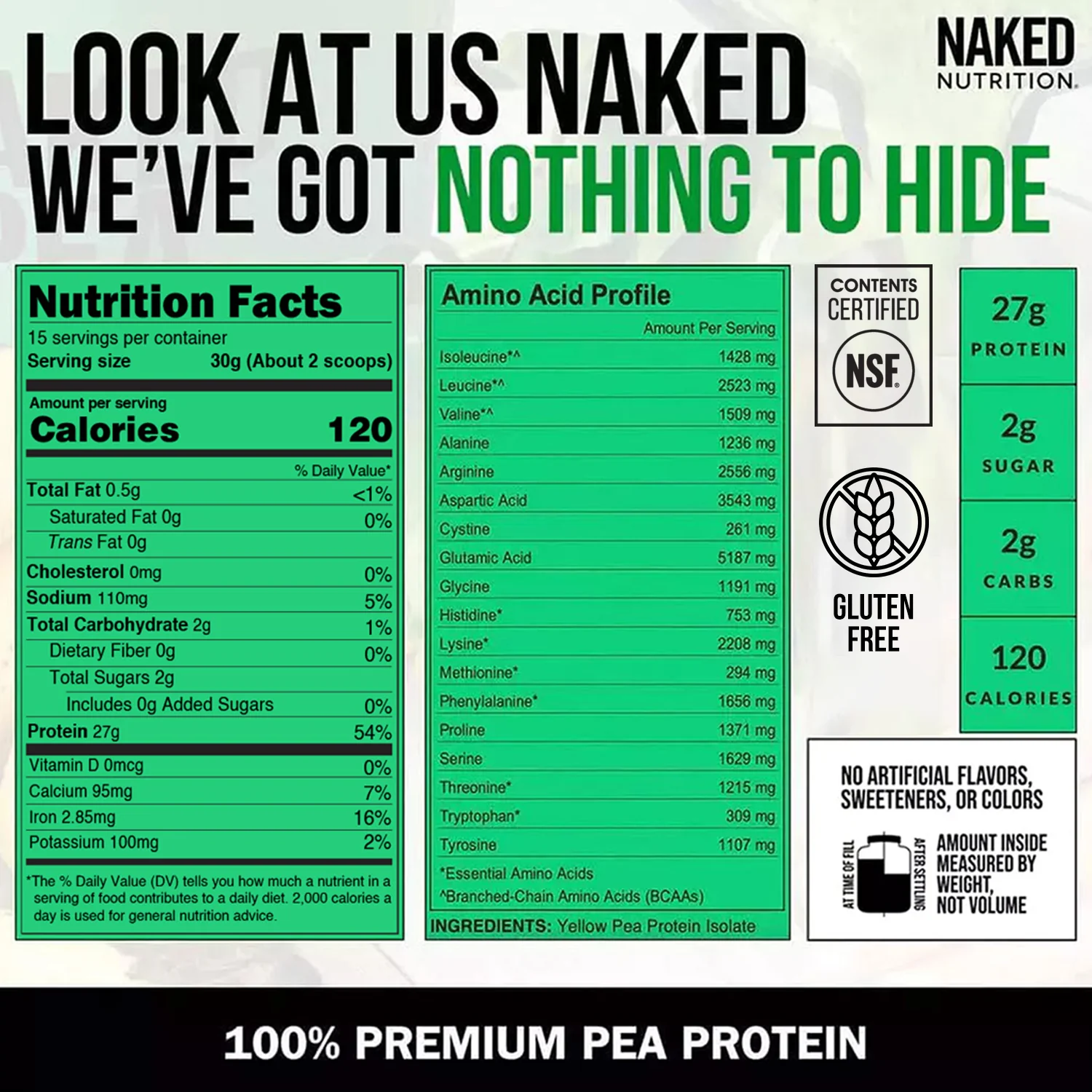 Pea Protein Powder 1lb | Naked Pea - 1lb - Image 4