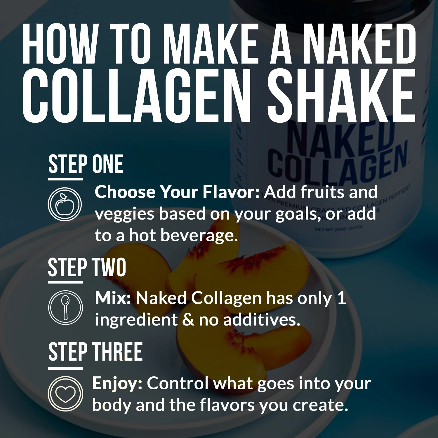 Vanilla Collagen Peptides with Hyaluronic Acid | Naked Collagen Advanced - 1.3 LB - Image 6