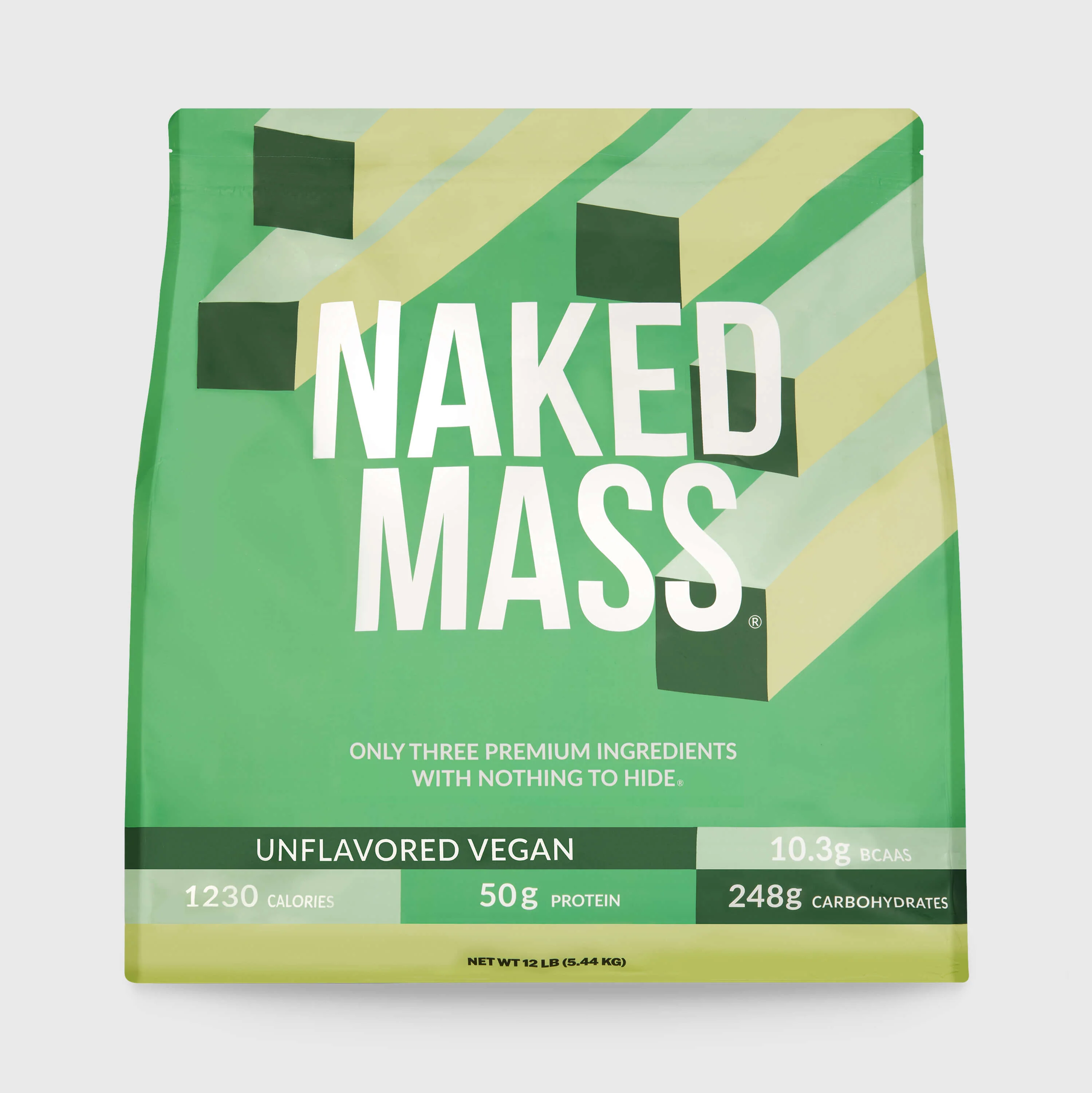 Vegan Mass Gainer Supplement | Naked Vegan Mass - 12LB